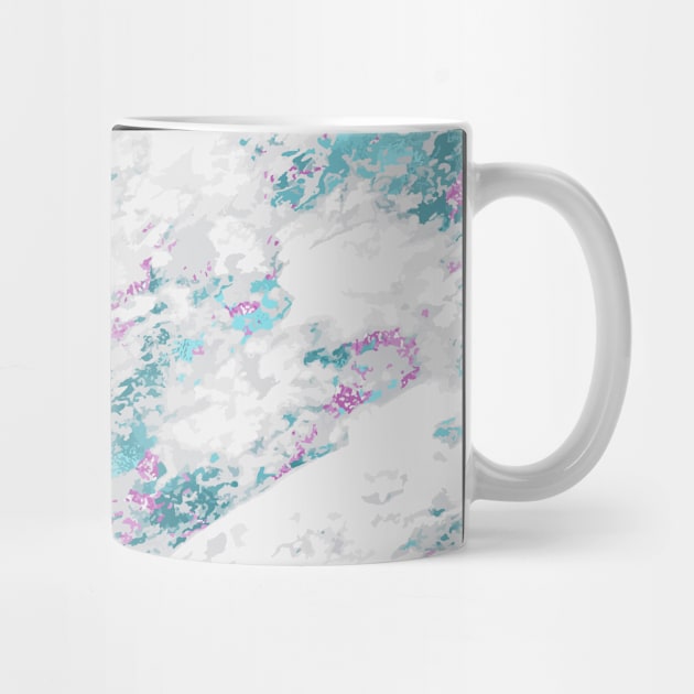 Marble Pattern Aesthetic Purple Blue Teal by jodotodesign